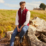 Raiments Burgundy Gilet
