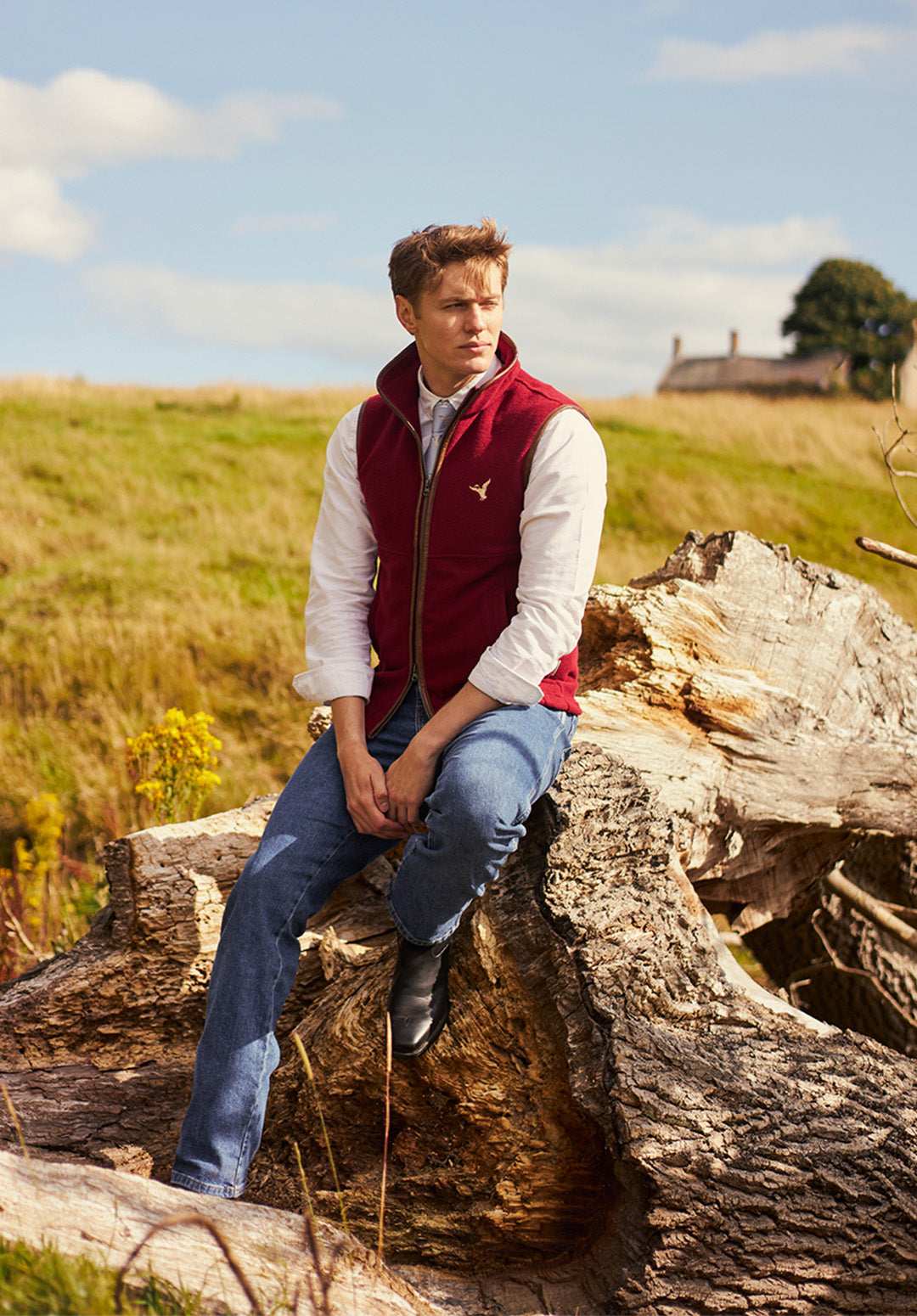 Raiments Burgundy Gilet