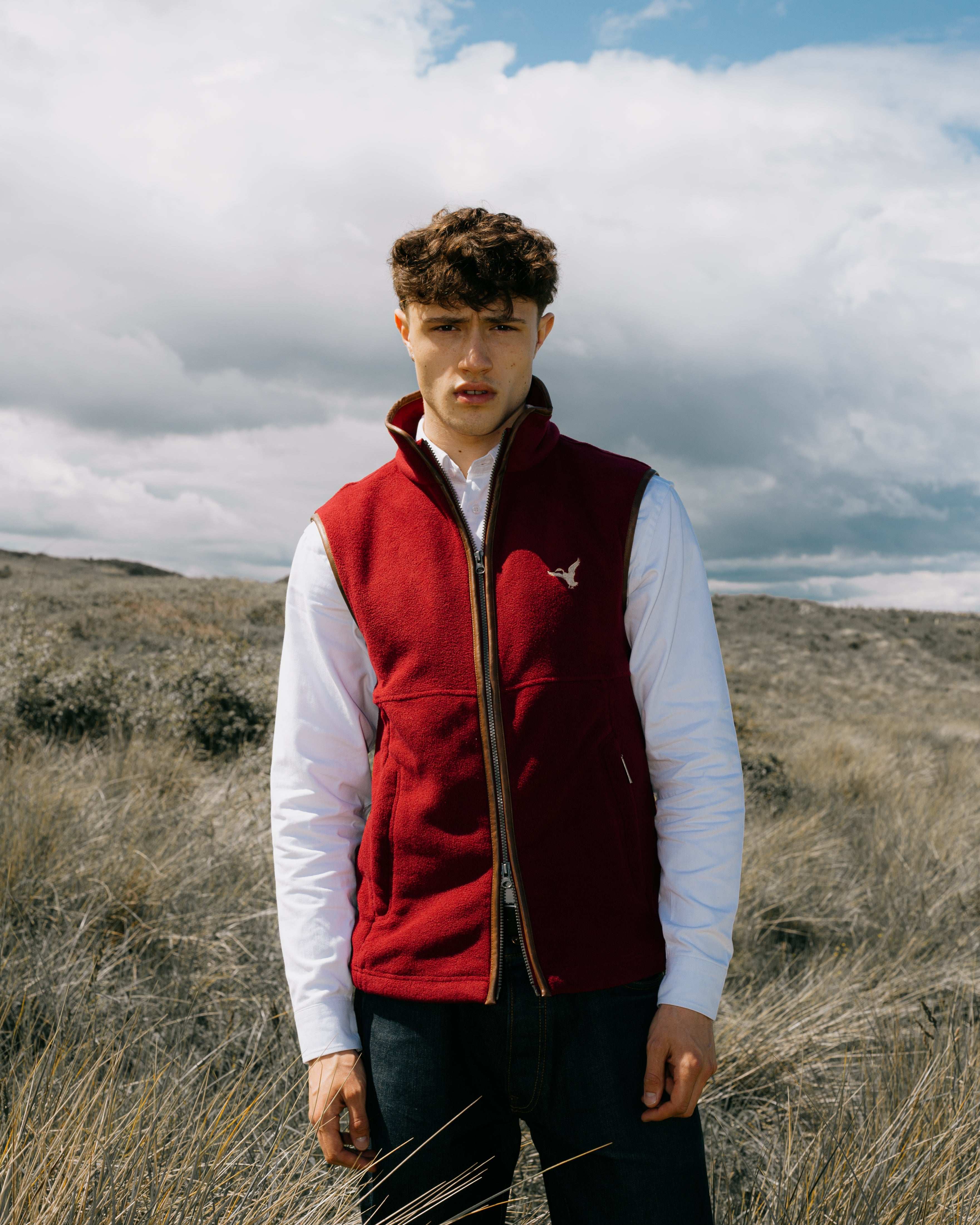 Raiments Burgundy Gilet