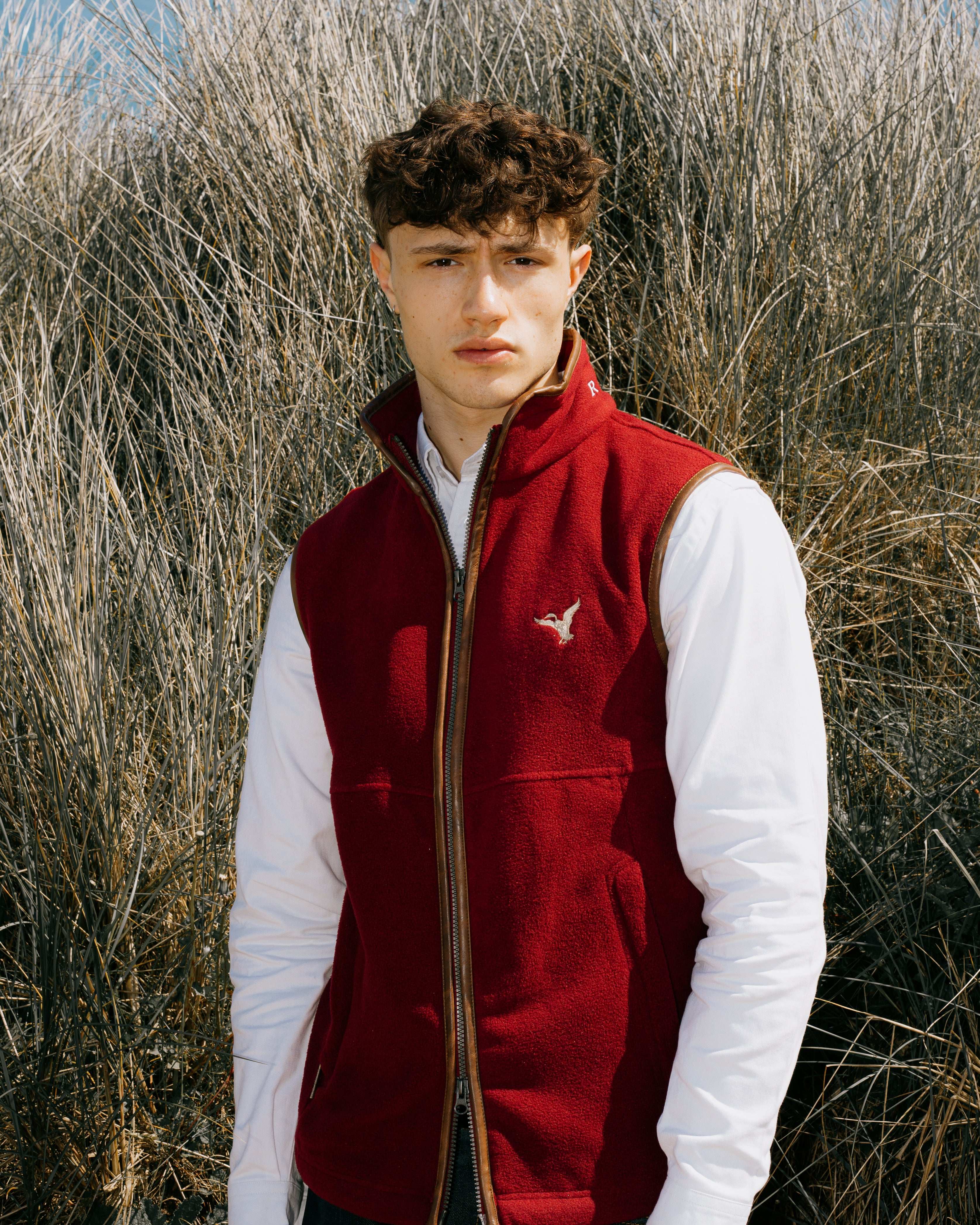 Raiments Burgundy Gilet