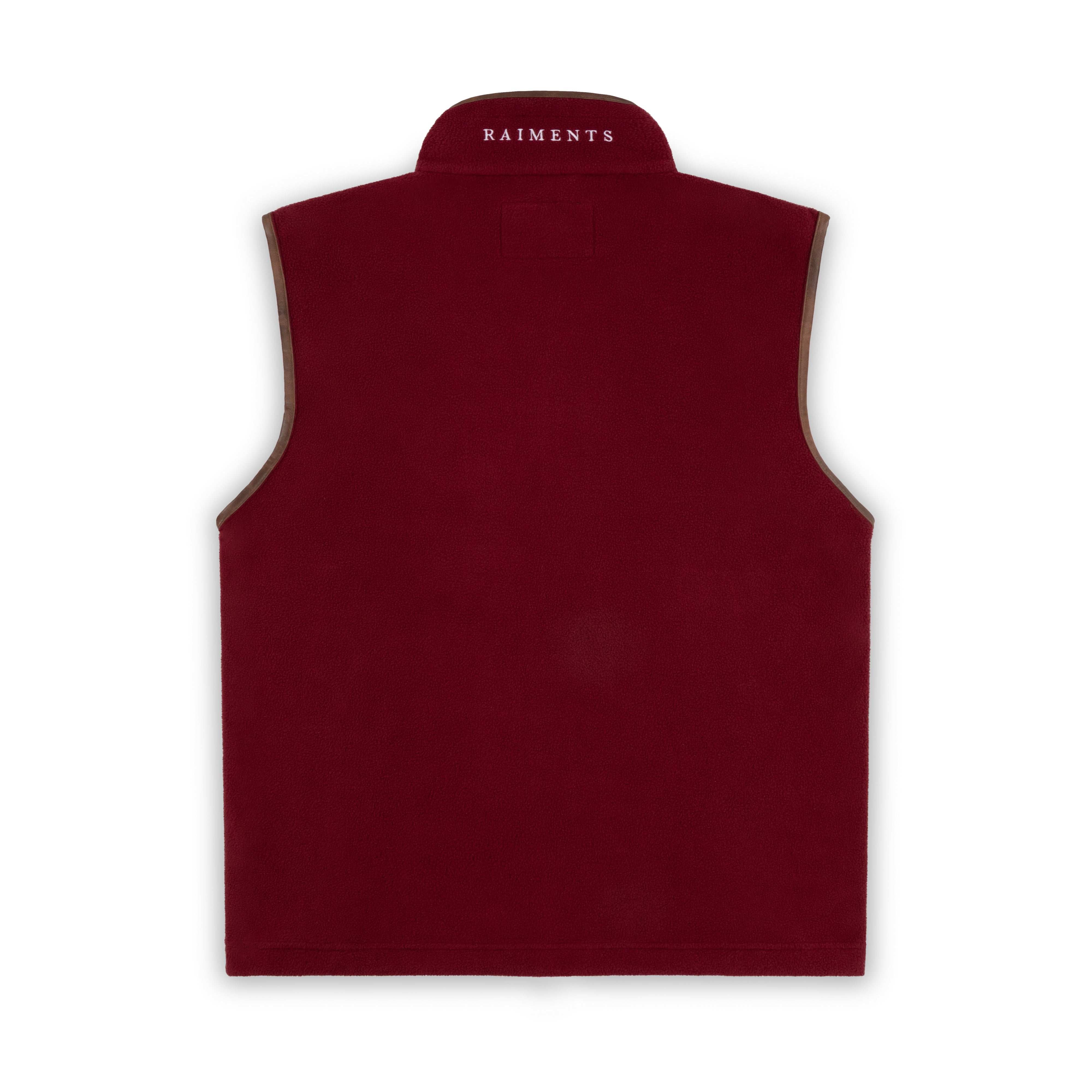 Raiments Burgundy Gilet - The Raiments