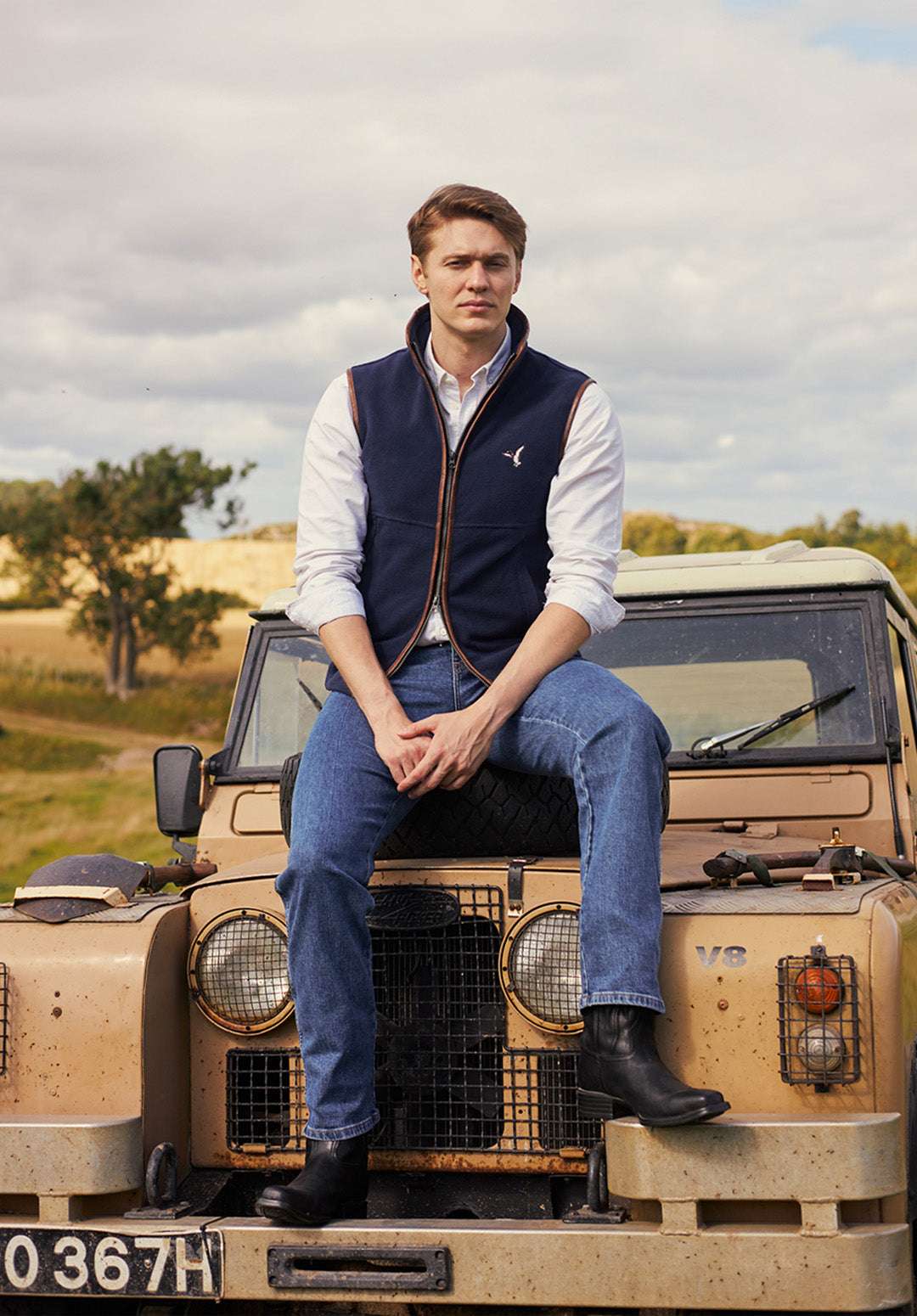 Raiments Navy Gilet